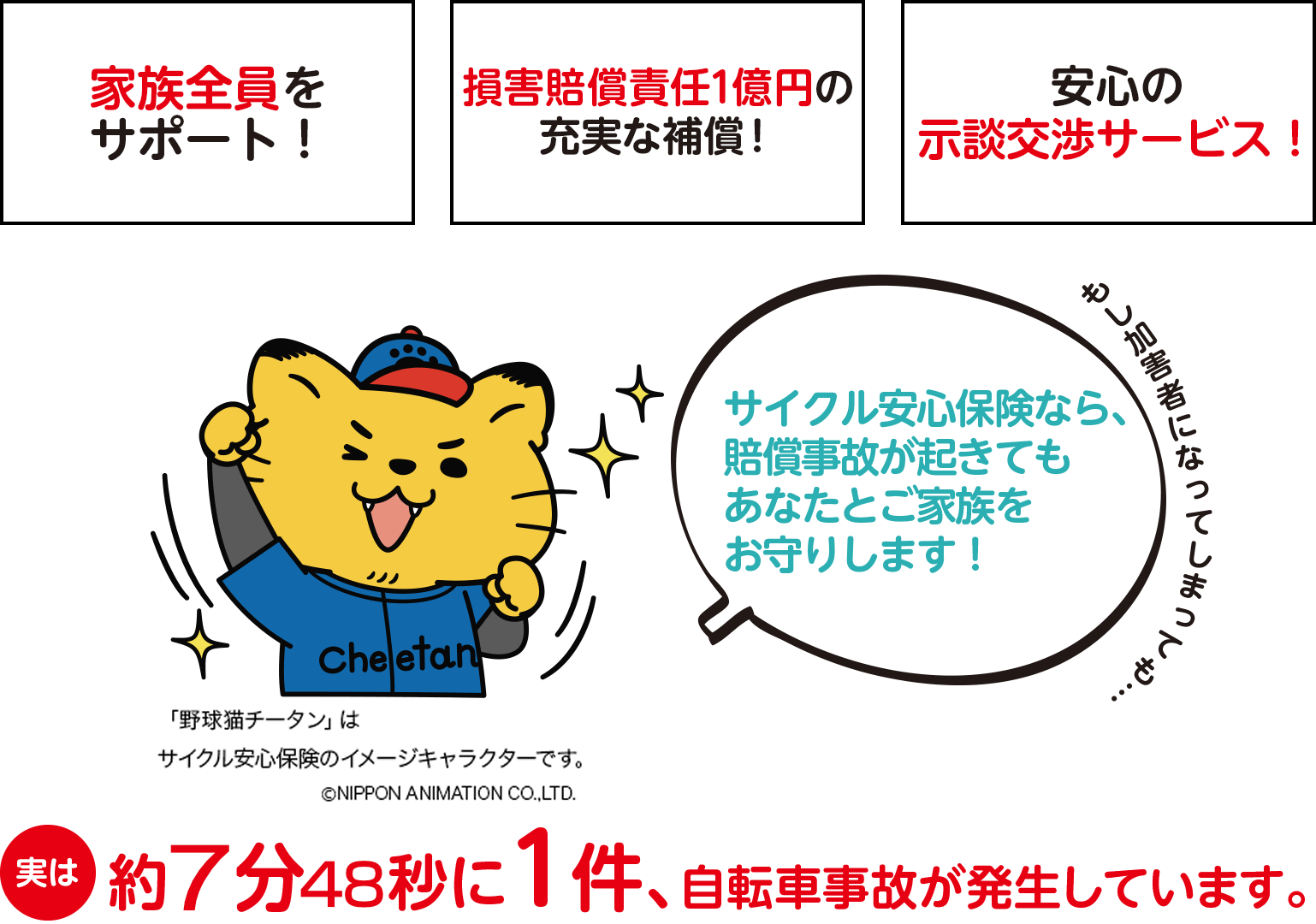 家族全員をサポート